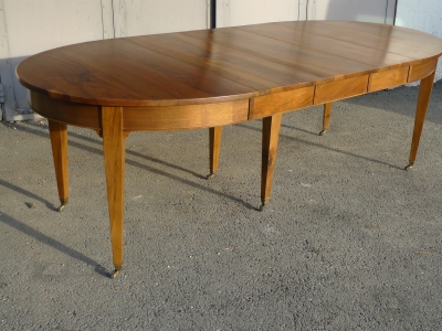 table ovale allonges 6